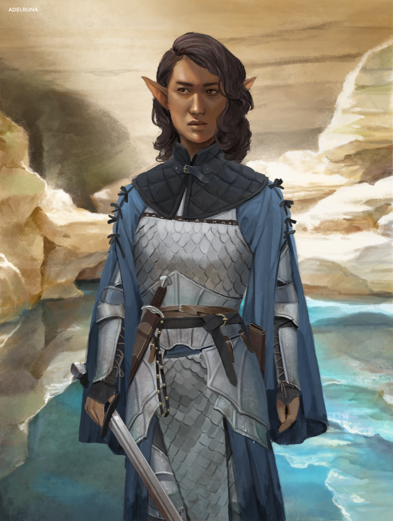 elf knight by adelruna on DeviantArt