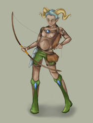 Tribal Horned Elf Boy