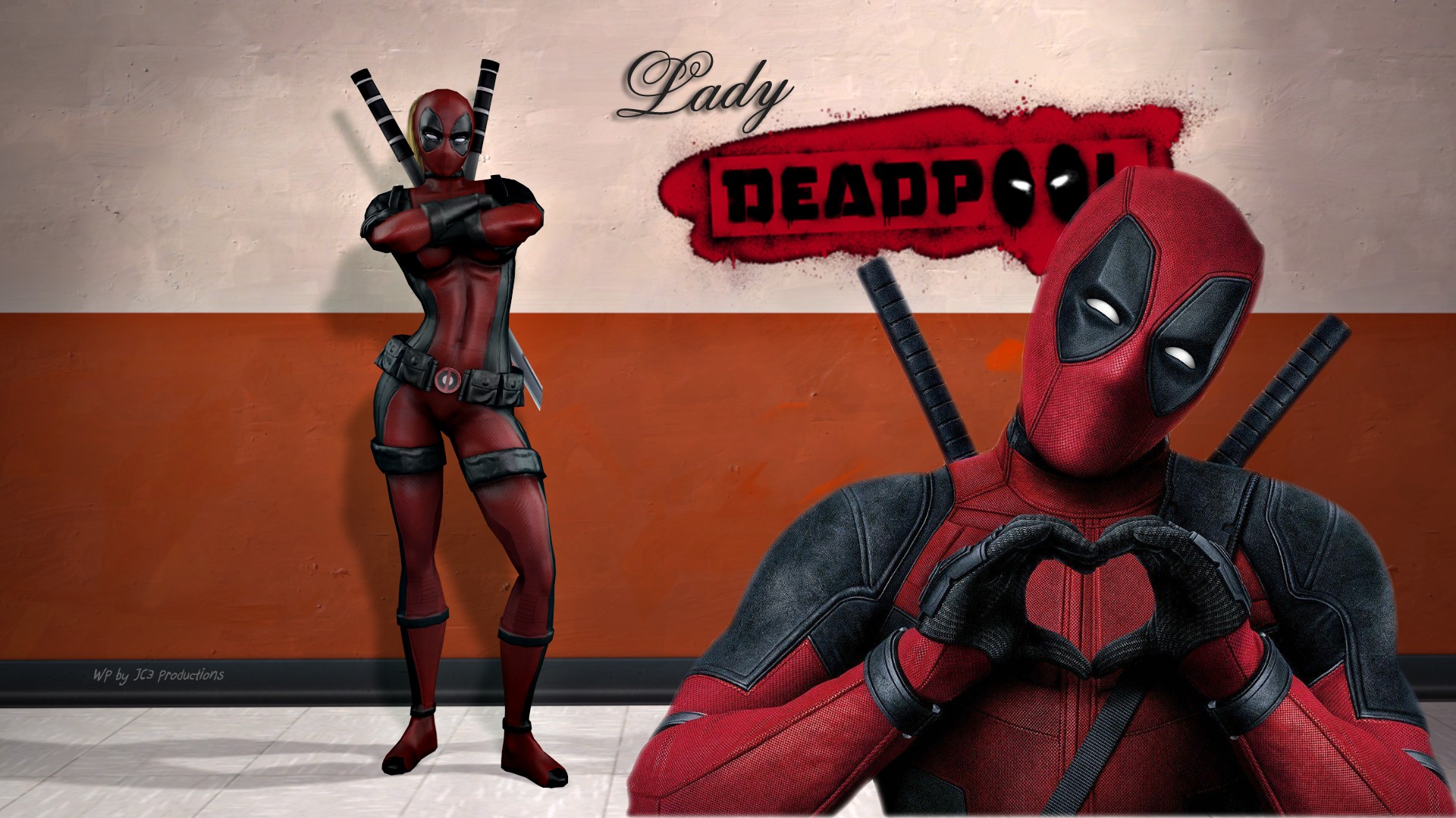 Lady Deadpool Wallpaper 1