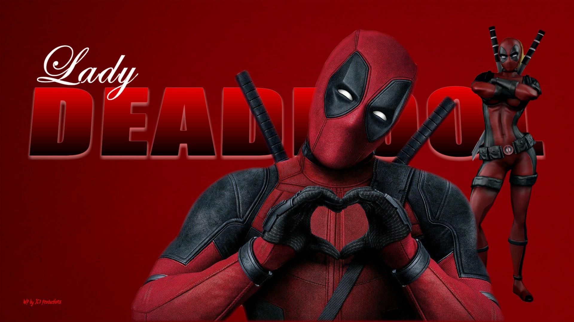 Lady Deadpool Wallpaper - In Love 5