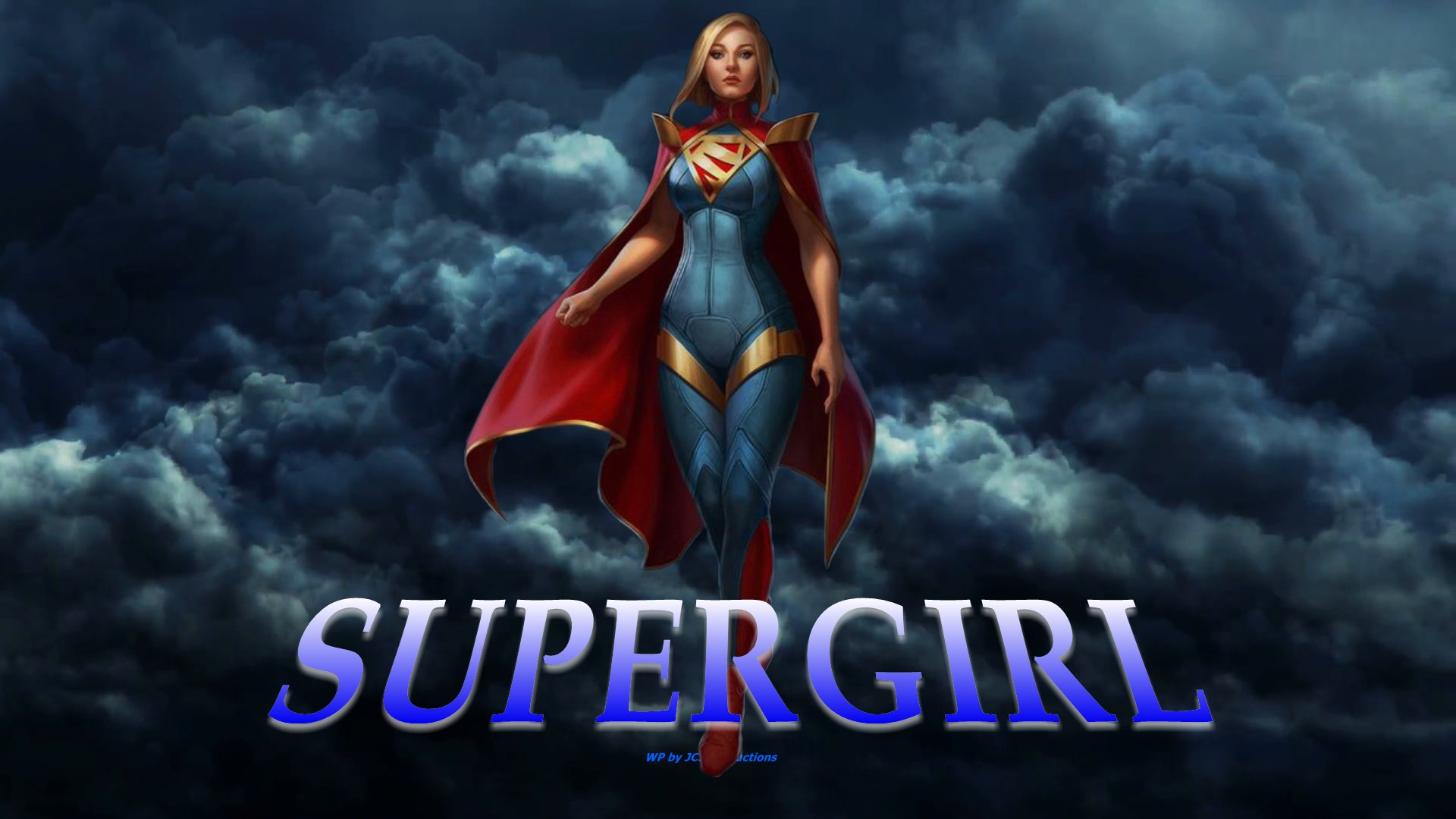 Supergirl Wallpaper - In The Clouds 2