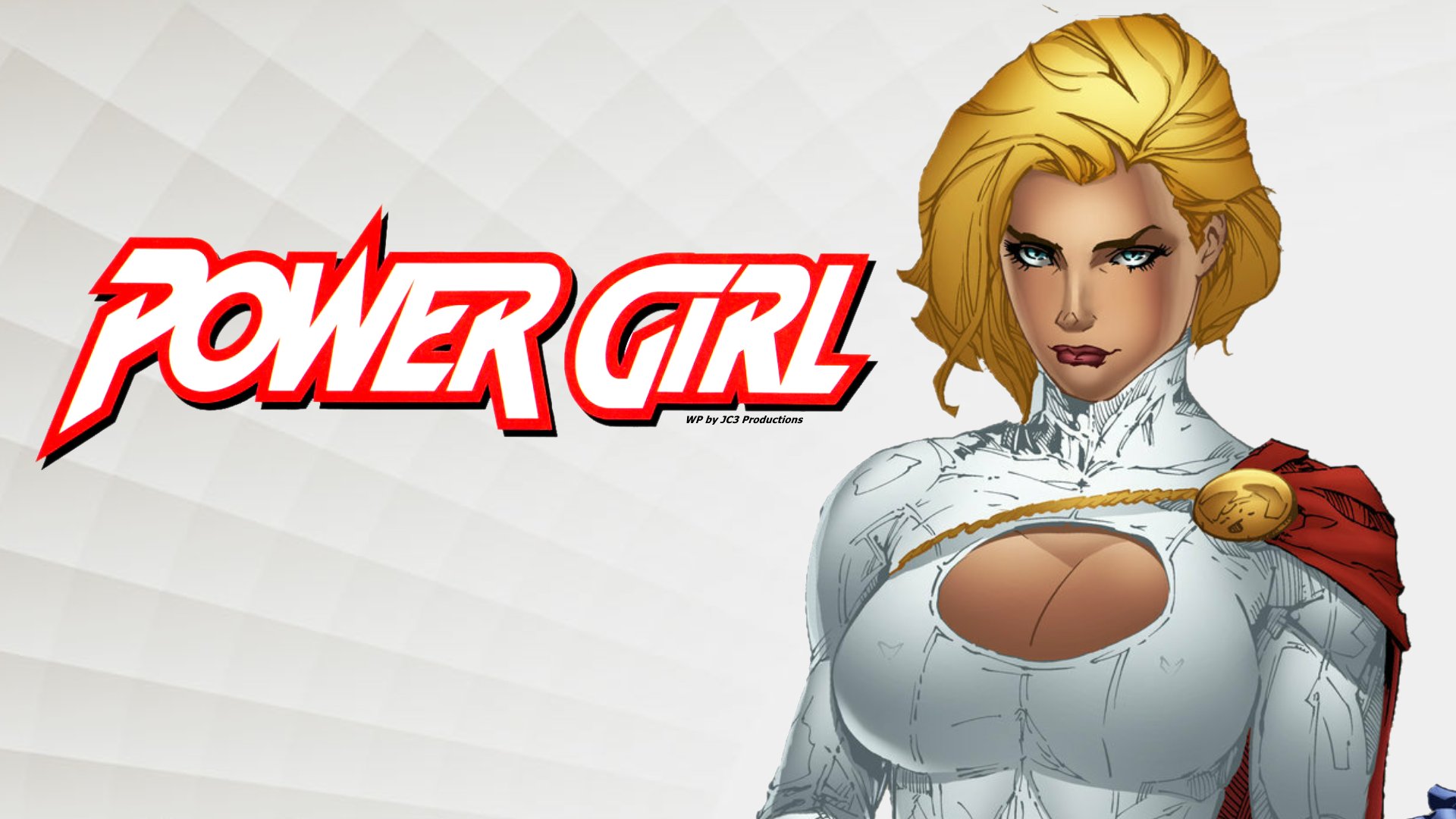 Power Girl Up Close 2 wallpaper