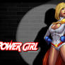 Power Girl Wallpaper Against the Wall 1