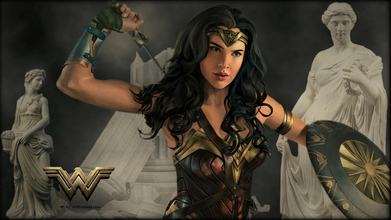 Wonder Woman Defends Paradise Island by Curtdawg53 on DeviantArt