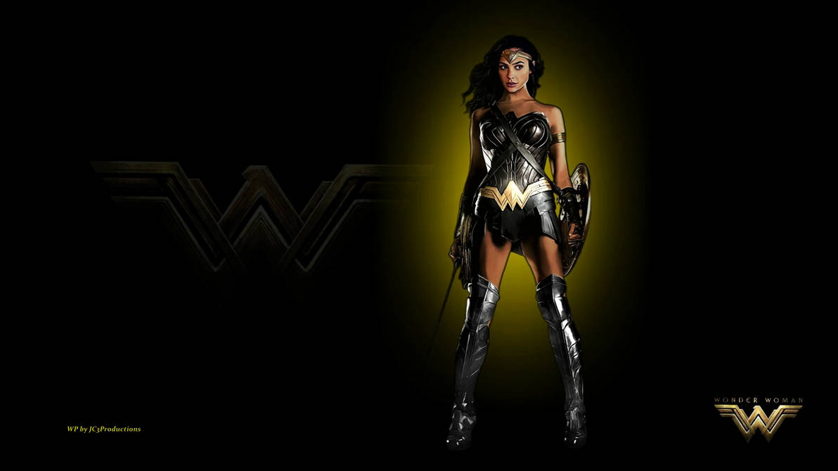 Wonder Woman In Black Wallpaper by Curtdawg53 on DeviantArt