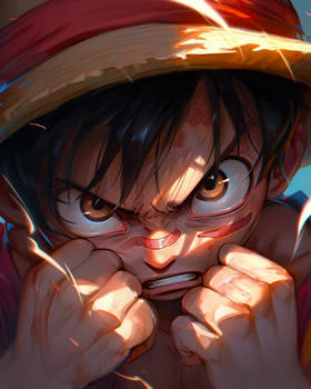 Luffy Ready to Fight Pt 2 By @Pedrojoseart