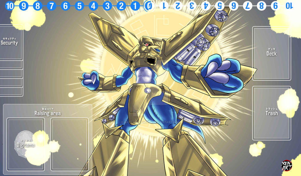 Magnamon Playmat Commission - Digimon TCG by MarcosUchiha04 on DeviantArt Magnamon Playmat Commission - Digimon TCG by MarcosUchiha04 on DeviantArt