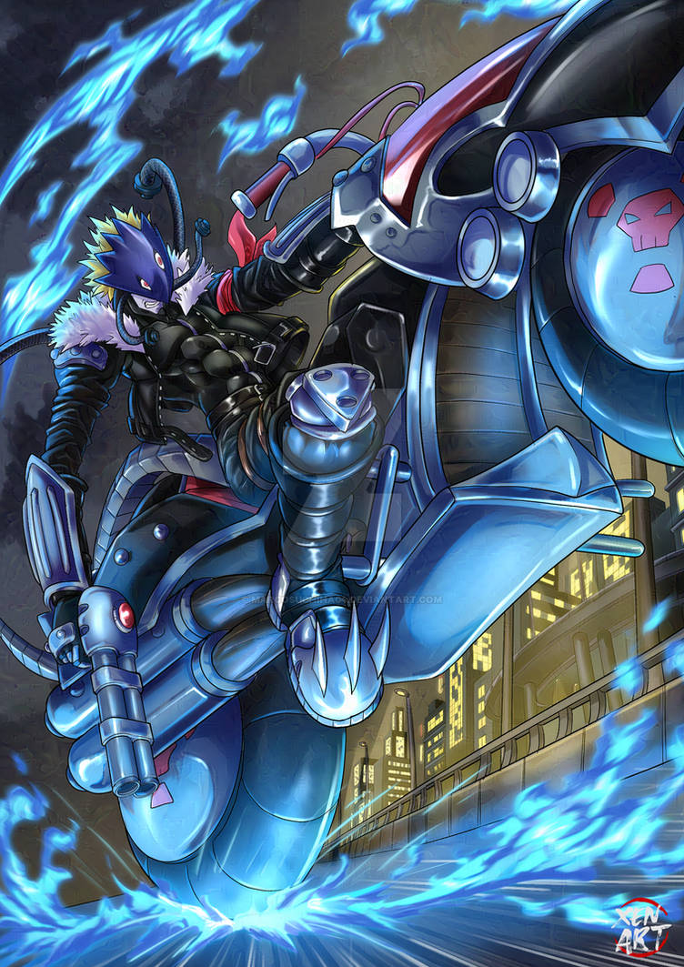 Beelzemon riding Behemoth - Digimon Fanart by MarcosUchiha04 on DeviantArt