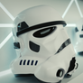 Stromtroopers row of helmets - 3D