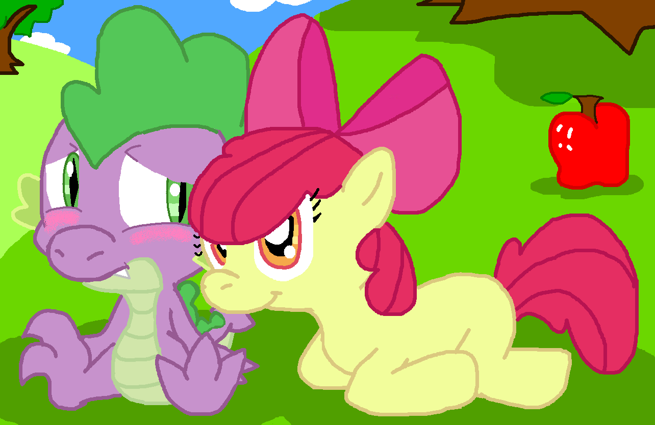 More Spike and Apple Bloom