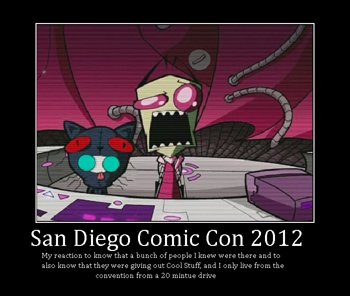 SDCC 2012 Demotivational Poster