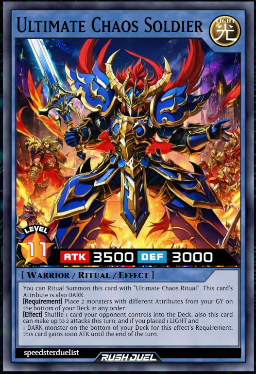 BLS Rush Duel Ritual Monster and Spell by GnarlySpeedster on DeviantArt