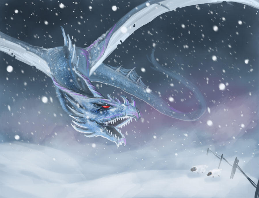 Снежный дракон читать полностью. Ледяной дракон виверна. Тиамат ледяной дракон. Ледяная виверна. Снежный дракон.