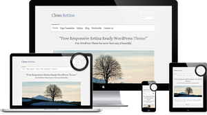 Clean Retin: Free Responsive HiDPI WordPress Theme