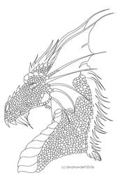 Dragon Lineart