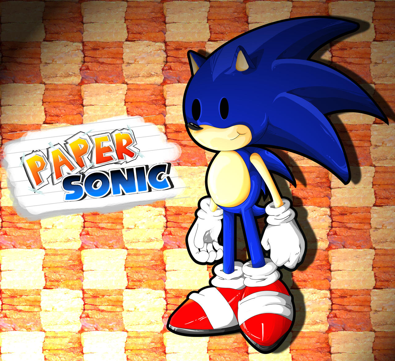 Sonic Papper Paper Sonic by Soshasil12 on DeviantArt
