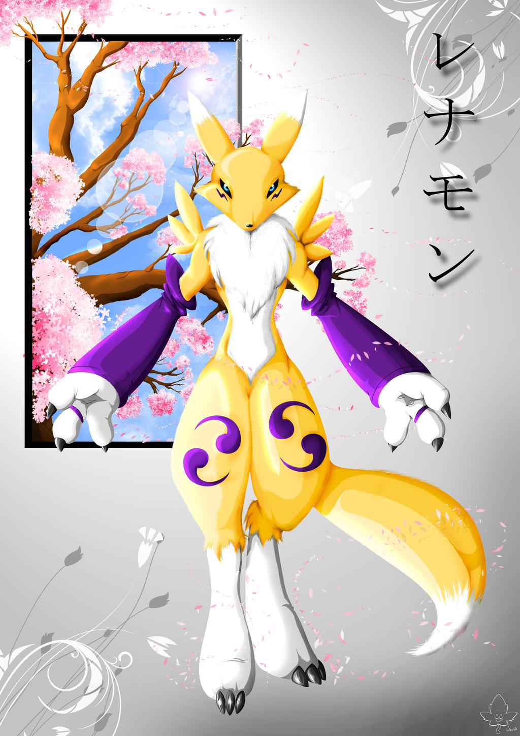 Render Ranamon Renamon by Soshasil12 on DeviantArt