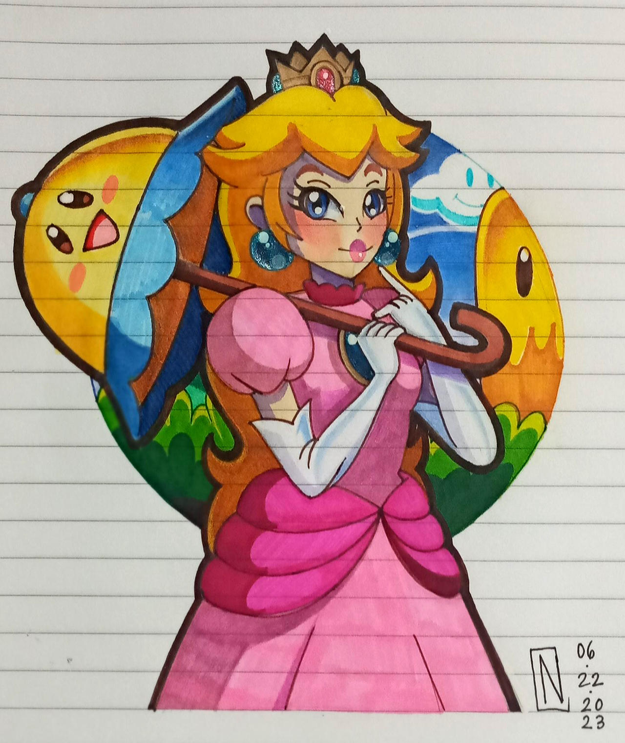 Princess 033 Super Princess Peach by AkamatsuArt on DeviantArt