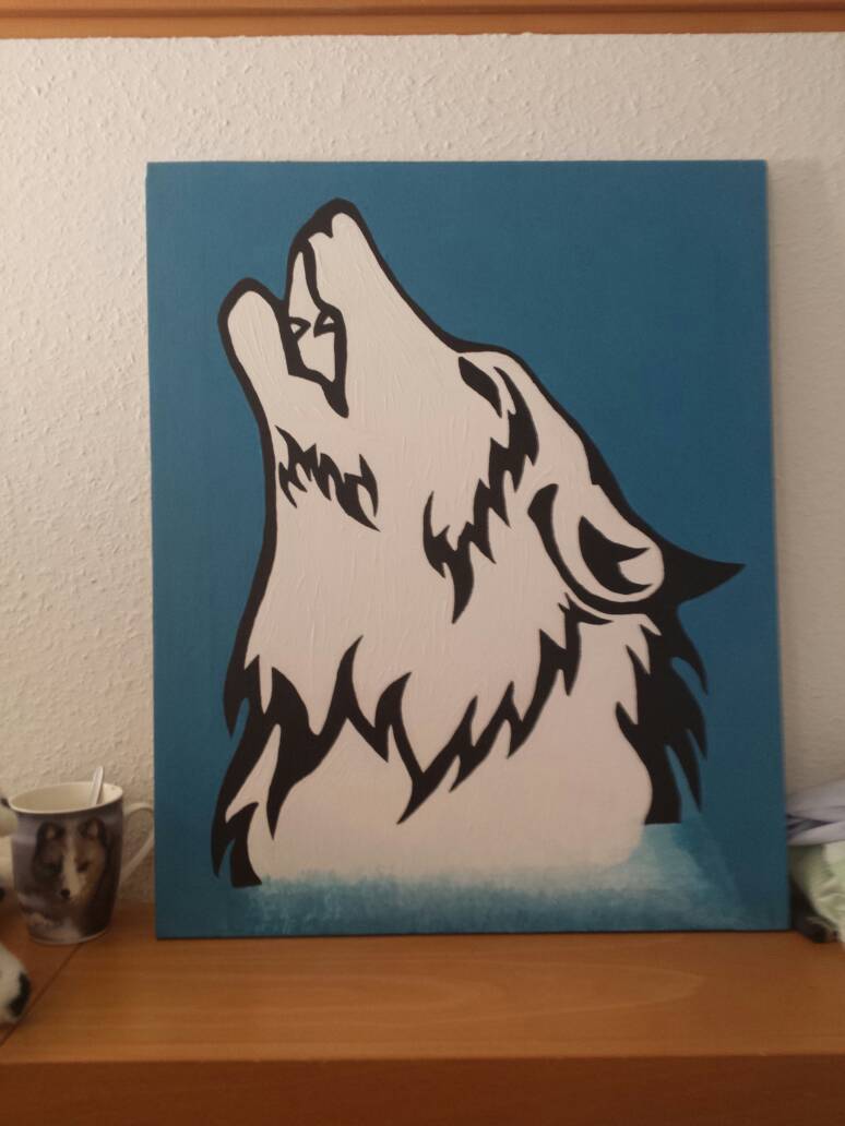 Eine Wolfige Malerei - A wolfish painting