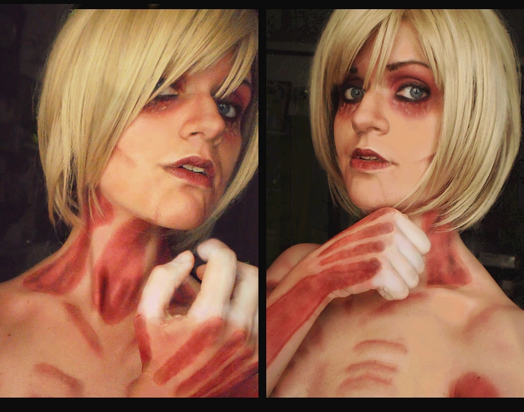 The female titan - Shingeki No Kyojin anime