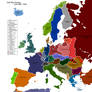 Alternate Cold War Europe Map