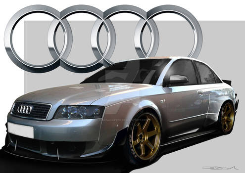 Audi a4 Photoshop