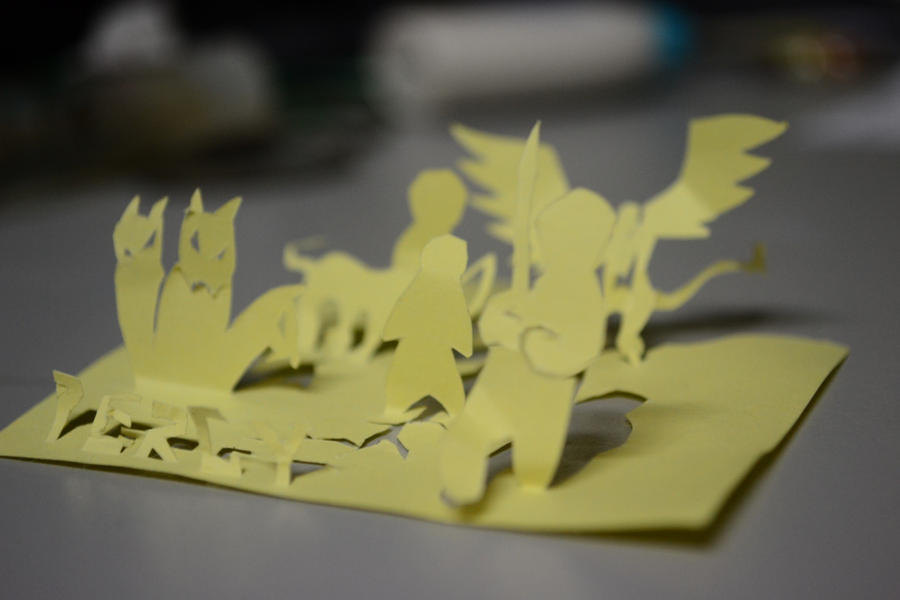 Paper Percy Percy Jackson Paper Cutting by Exoen144 on DeviantArt