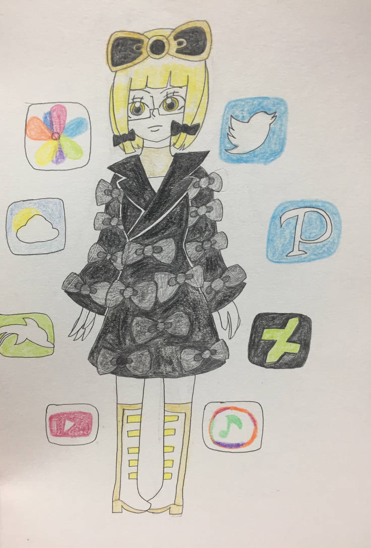 iphone's personification by kurimikkir39 on DeviantArt