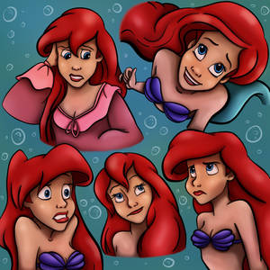 The Many Expressions Of Ariel Finished