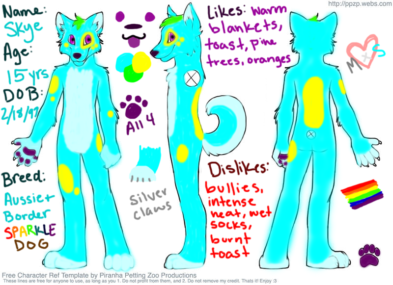 Skye Fursuit Ref