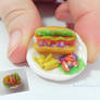 Polymer clay Hot dog