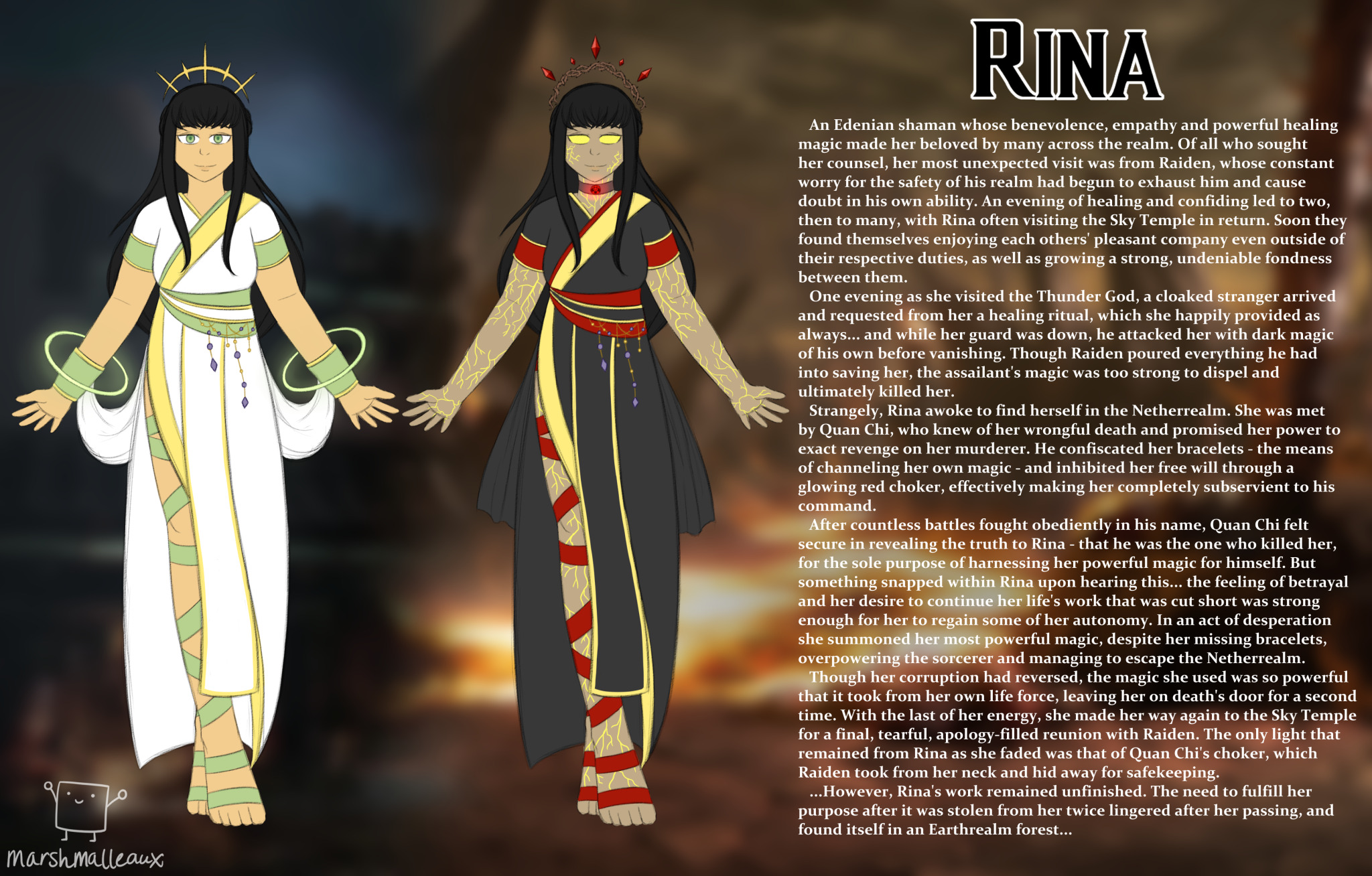 Rina - Mortal Kombat OC by Ralody on DeviantArt