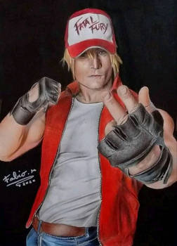 TARYN COSPLAY AS TERRY BOGARD