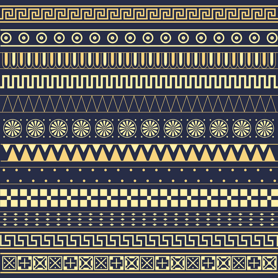 Traditional Ancient Greek Patterns by CyroHenrique48 on DeviantArt