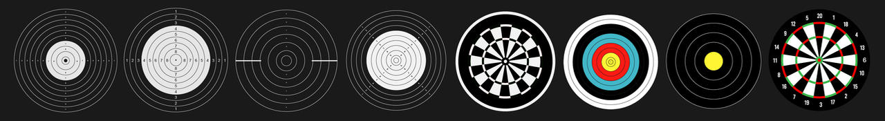 Deviantart Host Target File Shooting Targets - Ai Illustrator by CyroHenrique48 on DeviantArt