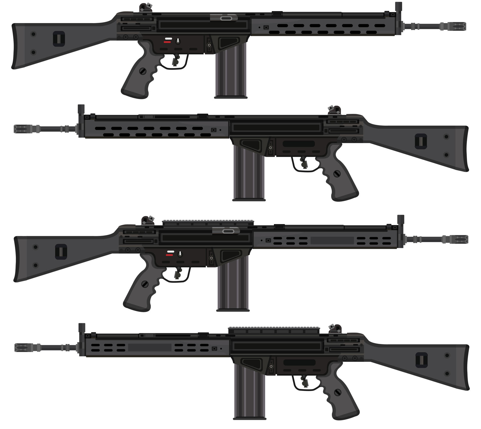 PTR Assault Rifles by CyroHenrique48 on DeviantArt