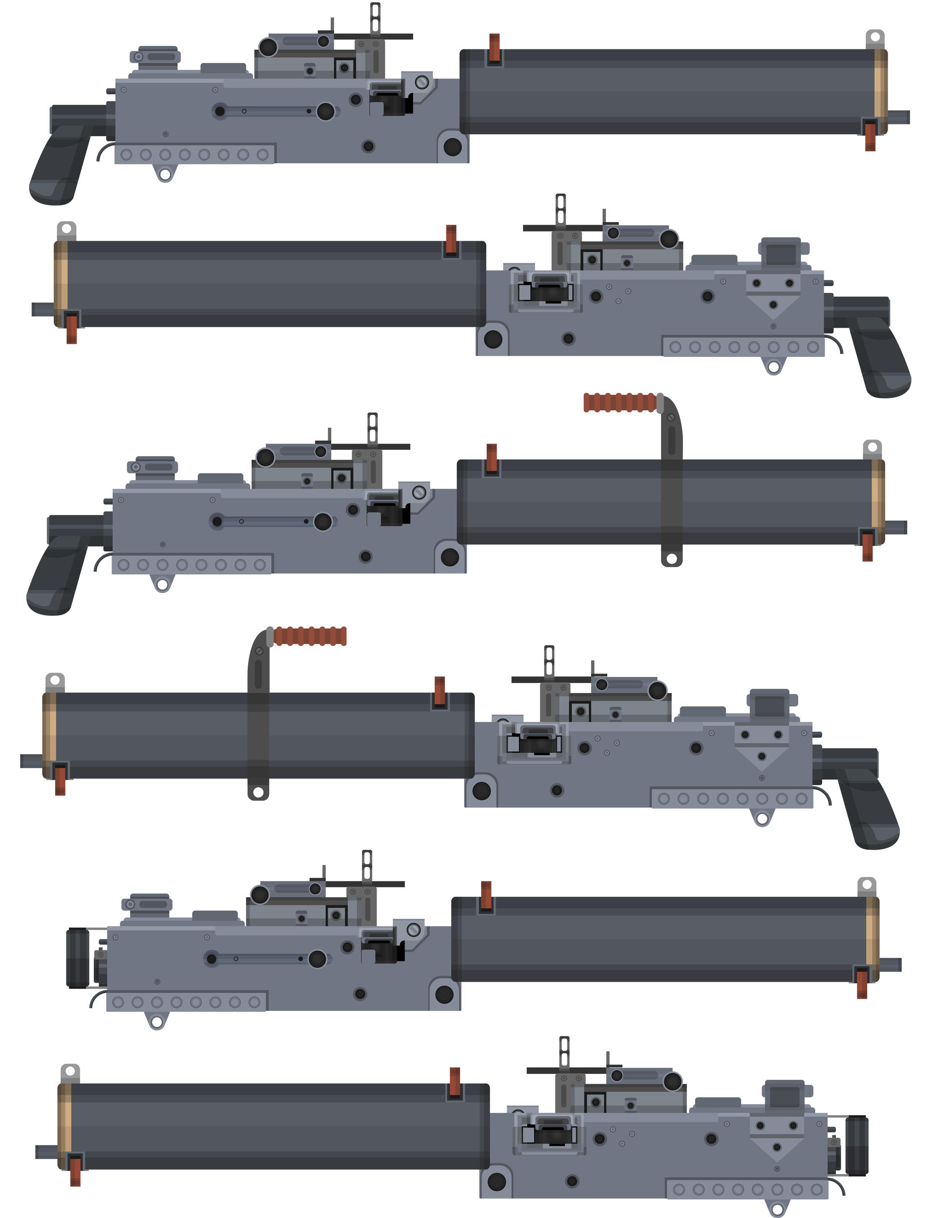 Machine Gun Deviantart M1917 Machine Guns by CyroHenrique48 on DeviantArt