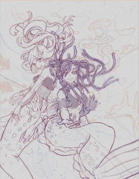 Mermaid Punk WIP 1