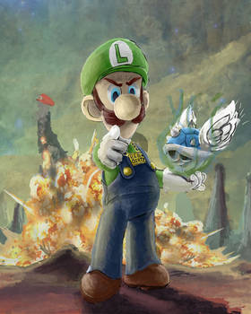 luigi death stare