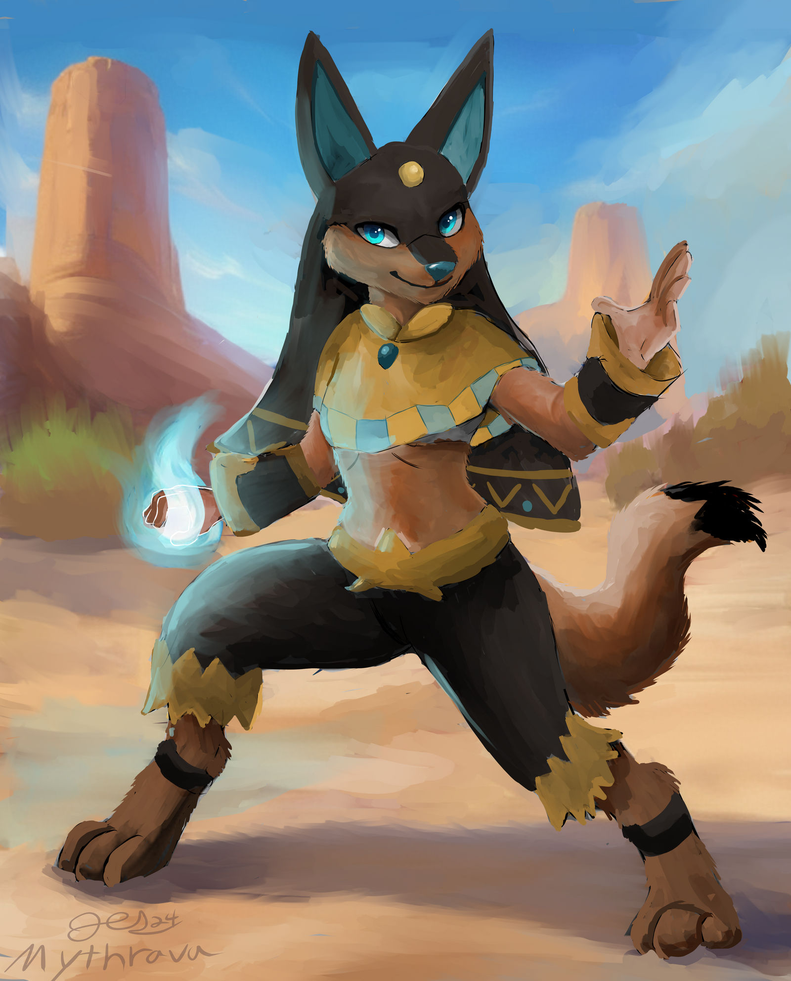 Palworld Anubis by MythRava on DeviantArt