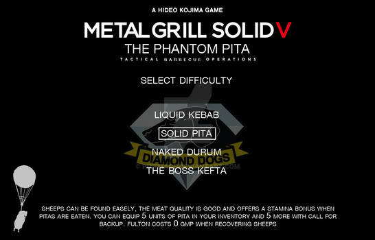Metal Grill Solid V