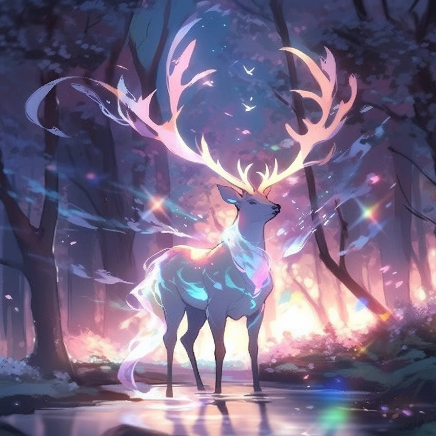 cunninghamcourtney The seven-color deer is a mythi by gteengarden on ...