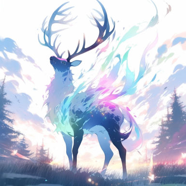 cunninghamcourtney The seven-color deer is a mythi by gteengarden on ...