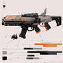 game art design A firearm and weapon with appearan