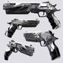 game art design Firearms and weapons modern and fu