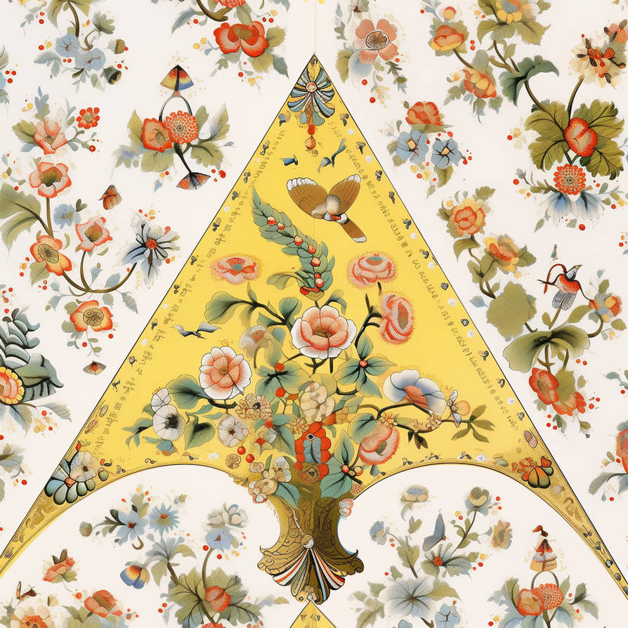 Triangular Garden Pattern Pattern This Image Shows A Triangular Pattern Of A by gteengarden on ...