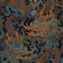 Pattern Tibetan  Korean Silk Fabric C1370 Ft In Th