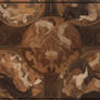 Pattern An Decorative Brown Floor In Some Form Of 