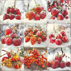 now Bundles of strawberry candied haws and various