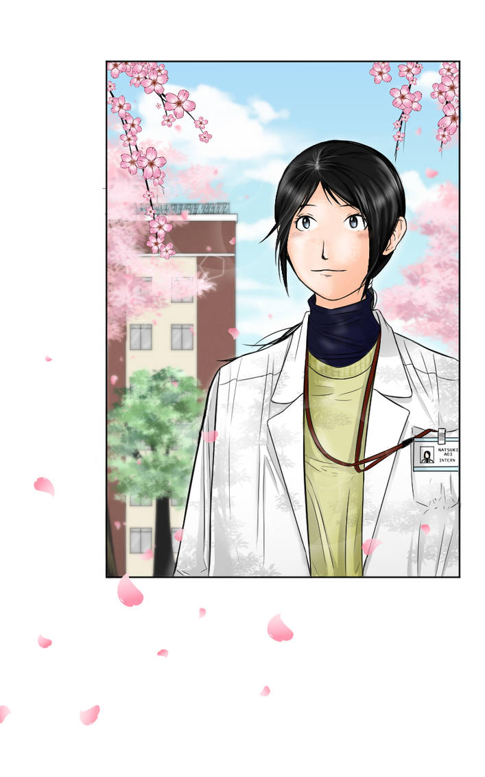 Dr Natsuki with Sakura backdrop by GaGaK89 Dr Natsuki with Sakura backdrop by GaGaK89